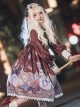 Magic Crystal Cat Series OP Halloween Gothic Lolita Long Sleeve Dress