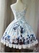 Magic Tea Party War Of Thrones Series Printing Classic Lolita Sling Dress Version 1