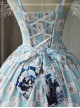 Magic Tea Party War Of Thrones Series Printing Classic Lolita Sling Dress Version 1