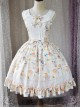 Magic Tea Party Kitty And Orange Sauce Series Classic Lolita Sleeveless Dress Version 1