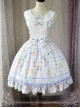 Magic Tea Party Kitty And Orange Sauce Series Classic Lolita Sleeveless Dress Version 1