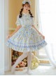 Magic Tea Party Kitty And Orange Sauce Series Classic Lolita Sleeveless Dress Version 1