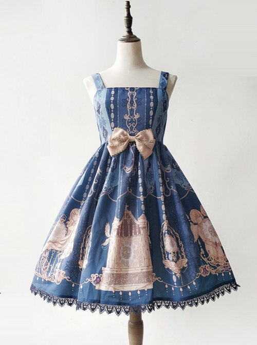 The Heavenly Kingdom's Bell Series Classic Lolita Sling Dress