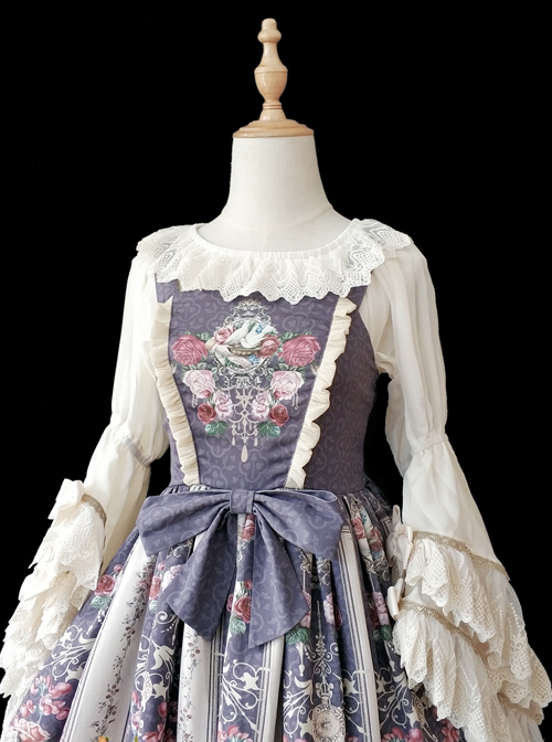 Royal Murals Series Classic Lolita Sling Dress