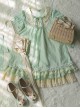 Bowknot Lace Ruffles Classic Lolita Short Sleeve Dress