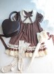 Bowknot Lace Ruffles Classic Lolita Short Sleeve Dress