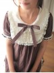 Bowknot Lace Ruffles Classic Lolita Short Sleeve Dress