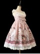 *Royal Rabbit Tea Party* Chiffon Little High Waist Classic Lolita Sling Dress