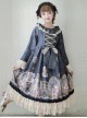 Retro Ruffle Collar Classic Lolita Puff Long Sleeve Dress