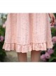 Cute Ruffle Collar Classic Lolita Lantern Short Sleeve Dress And Lolita Apron