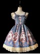 Cinderella Series Printing Classic Lolita Sling Dress