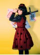 Red Queen Series Retro Fairy Tales Style Woolen Long Sleeve Classic Lolita Dress