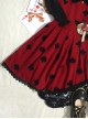 Red Queen Series Retro Fairy Tales Style Woolen Embroidered Classic Lolita Vest Dress