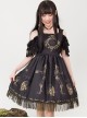 Retro Gothic Human-bone Lolita Sleeveless Dress