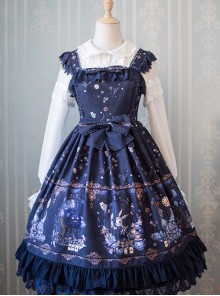 The Dreamland Of Alice Series Small High Waist Classic Lolita Sling Dress