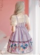 Fairy Tale World Amusement Park Series Little High Waist Classic Lolita Sling Dress