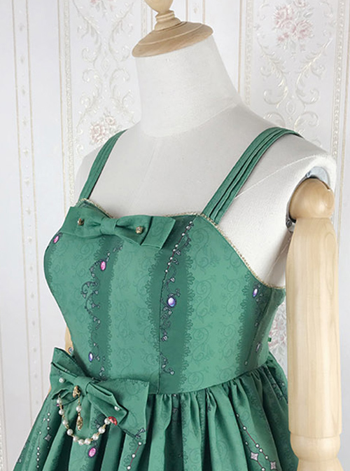 Fairy Tale World Amusement Park Series Little High Waist Classic Lolita Sling Dress