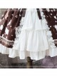 Magic Tea Party Sunny Day And Food Series Printing Classic Lolita JSK Sling Dress Version 2