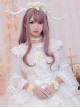 White Bride Chiffon Classic Lolita Sling Dress JSK