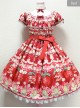 Cream Strawberry Sweet Lolita Short Sleeve Dress