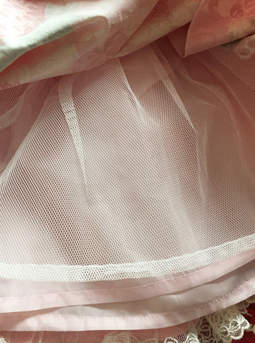 Cream Strawberry Sweet Lolita Short Sleeve Dress