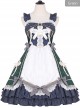 Lace Bowknot Ruffles Sling Dress Classic Lolita JSK