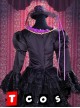 Vocaloid Miku Black Cosplay Lolita Dress And Hat Costume