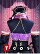 Vocaloid Miku Black And Purple Cosplay Lolita Dress Set Costume