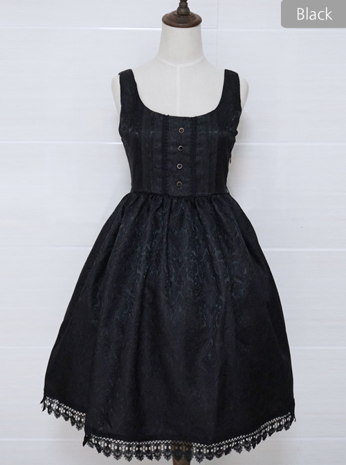 Twilight Castle Series JSK Gothic Lolita Sling Dress