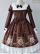 Magic Tea Party Bedtime Book Series OP Classic Lolita Long Sleeve Dress