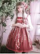 Small Apple Series JSK High Waist Classic Lolita Sling Dress