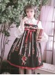 Small Apple Series JSK High Waist Classic Lolita Sling Dress