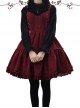 Waltz Series JSK Wine Red Elegant Classic Lolita Sling Dress