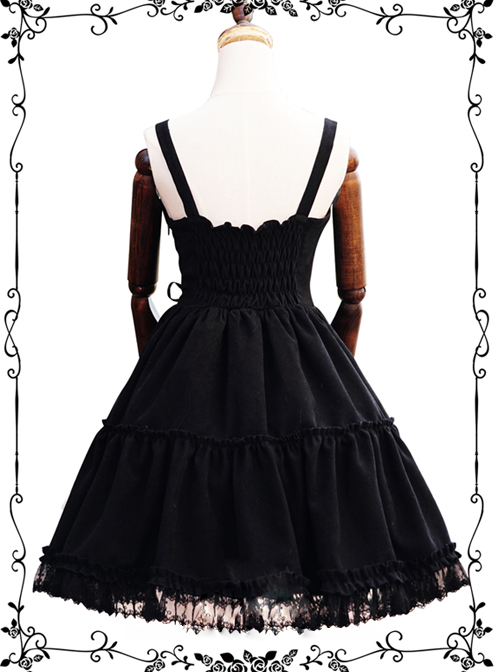 Waltz Series JSK Wine Red Elegant Classic Lolita Sling Dress