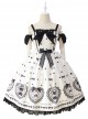 Black Sugar Bear Series Bowknot Sweet Lolita Sling Dress