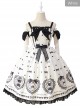 Black Sugar Bear Series Bowknot Sweet Lolita Sling Dress