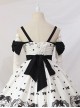 Black Sugar Bear Series Bowknot Sweet Lolita Sling Dress