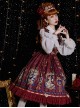 Fog-moon And Crown Series Court Style Elegance Classic Lolita JSK Bowknot Sling Dress