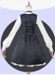 Princess Principal Cosplay Costume Gothic Lolita Black And White Long Sleeve Dress Set