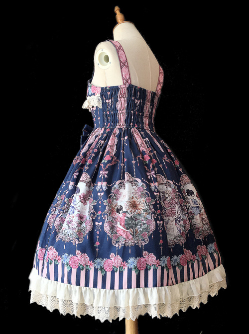 Flower Elf Series JSK Classic Lolita Dress Sling Dress