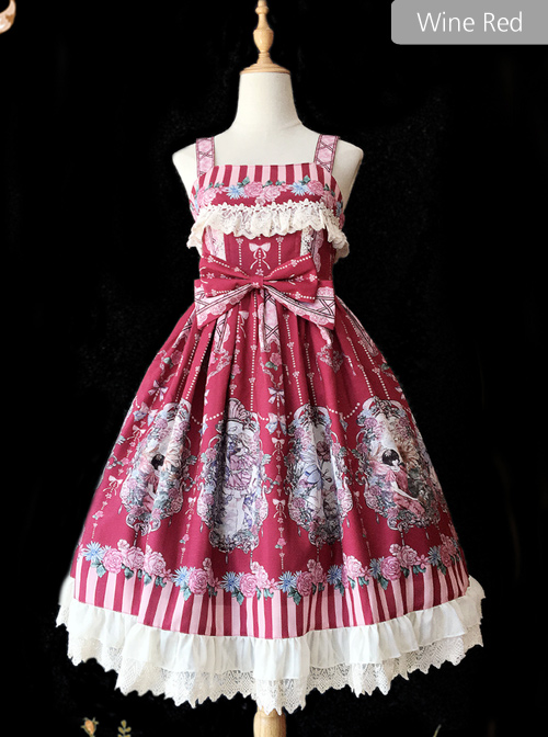 Flower Elf Series JSK Classic Lolita Dress Sling Dress