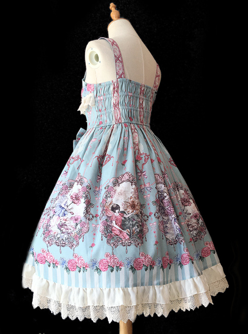 Flower Elf Series JSK Classic Lolita Dress Sling Dress