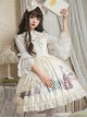 Old Time Dream Series Retro Printing JSK Classic Lolita Sling Dress