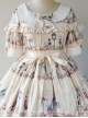 Magic Tea Party Wonderland Quartet Series OP Sweet Lolita Short Sleeve Dress