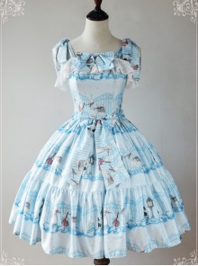 Magic Tea Party Wonderland Quartet Series JSK Sweet Lolita Sleeveless Dress