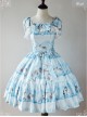 Magic Tea Party Wonderland Quartet Series JSK Sweet Lolita Sleeveless Dress