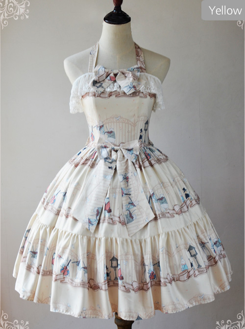 Magic Tea Party Wonderland Quartet Series JSK Sweet Lolita Sleeveless Dress