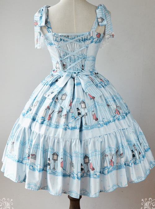 Magic Tea Party Wonderland Quartet Series JSK Sweet Lolita Sleeveless Dress