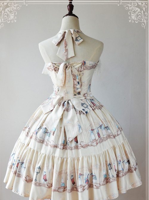 Magic Tea Party Wonderland Quartet Series JSK Sweet Lolita Sleeveless Dress