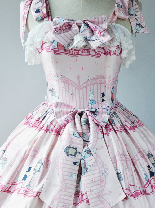 Magic Tea Party Wonderland Quartet Series JSK Sweet Lolita Sleeveless Dress